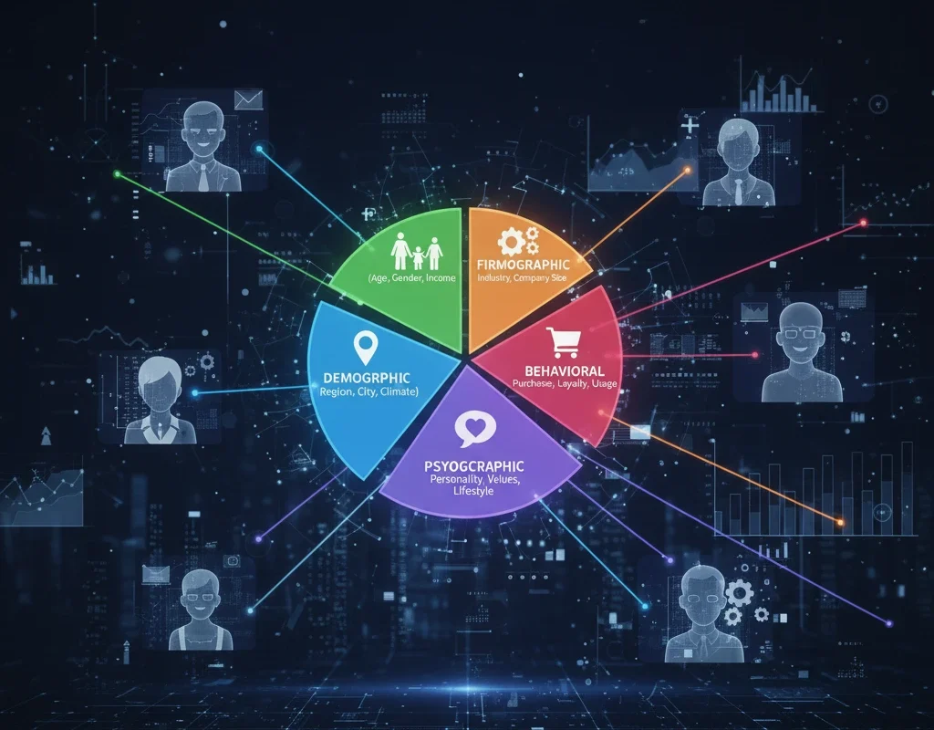 Market segmentation image By Thoufeeq Aslam Digital marketer based in UAE
